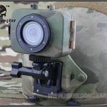 Airsoft охоты Камера тактический мини видео фото Регистраторы W/ЖК-дисплей для шлем AT-FG EM8847C