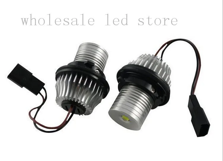 

Free shipping 2pcs Angel Eyes LED 5W 7000K Fit For LED marker E39 E53 E60 E61 E63 E64 E65 E66 E87 X3 Halo Light Lamp