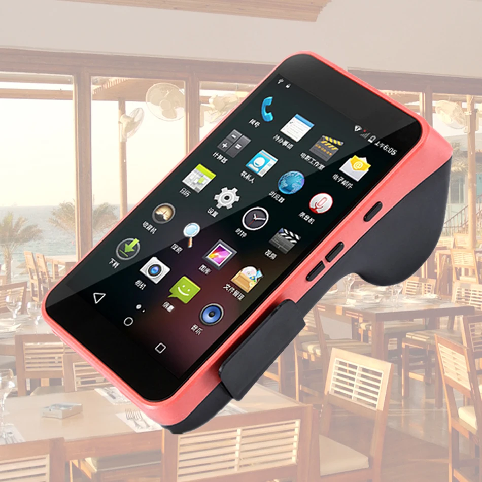 

PDA Android Mobile Pos Thermal Bluetooth Printer 58mm Handheld POS Terminal Wireless Camera barcod reader 1D 2D Wifi Android PDA
