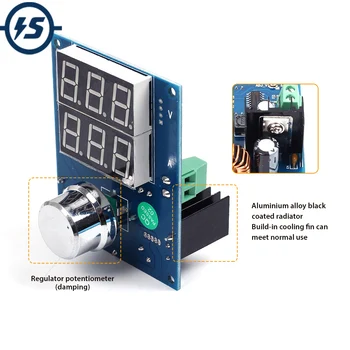 

XH-M403 DC-DC Digital Voltage Regulator Buck Step Down Power Supply Module 5-36V to 1.3-32V Over Temperature Protection