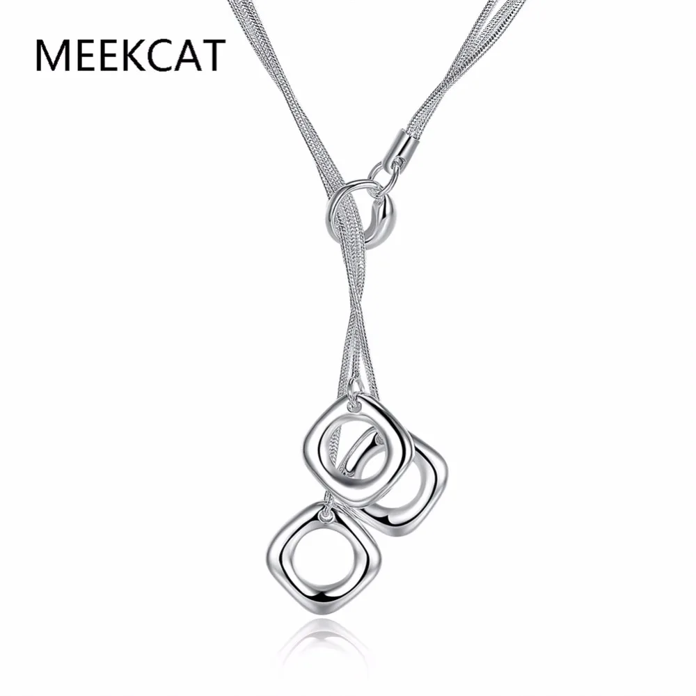 Chocker ювелирные изделия многослойные квадратные кулон ожерелье массивное