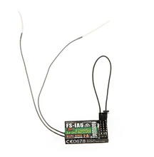 F17283 Flysky FS-iA6 2.4G 6 Channel 6CH Remote Control Receiver with Double Antenna for FS i4 i6 i10 GT2E GT2F GT2G Transmitter F17283 Flysky FS-iA6 2.4G 6 Channel 6CH Remote Control Receiver with Double Antenna for FS i4 i6 i10 GT2E GT2F GT2G Transmitter