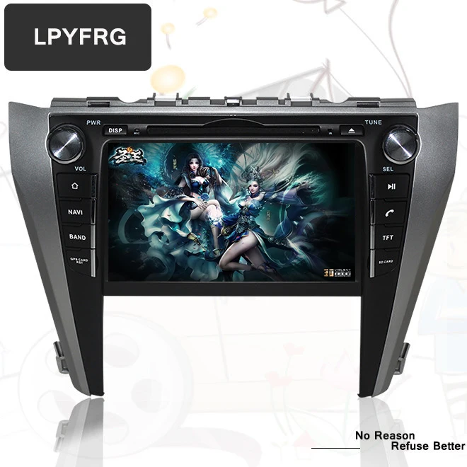 4G Восьмиядерный HD 1024*600 android 10 автомобильный dvd-плеер для Toyota Camry 2017 2016 2015 -19 GPS