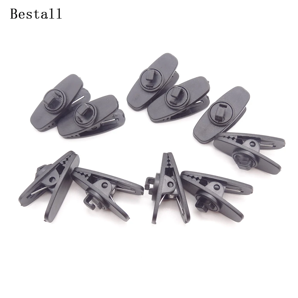 Bestall 10pcs Earphone Accessories Headphone Earphone Cable Clips Wire
