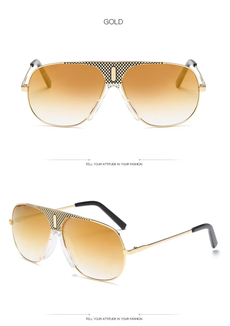 2019 Ретро пилотные очки Для мужчин абсолютно уникальный дизайн винтажная металлическая оправа солнцезащитные очки для мужчин мужской Lunettes