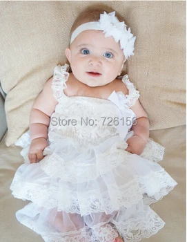 

50pcs/lot vintage Lace Chiffon Dresses Wedding Dress,Baby Lace Dress Photo props