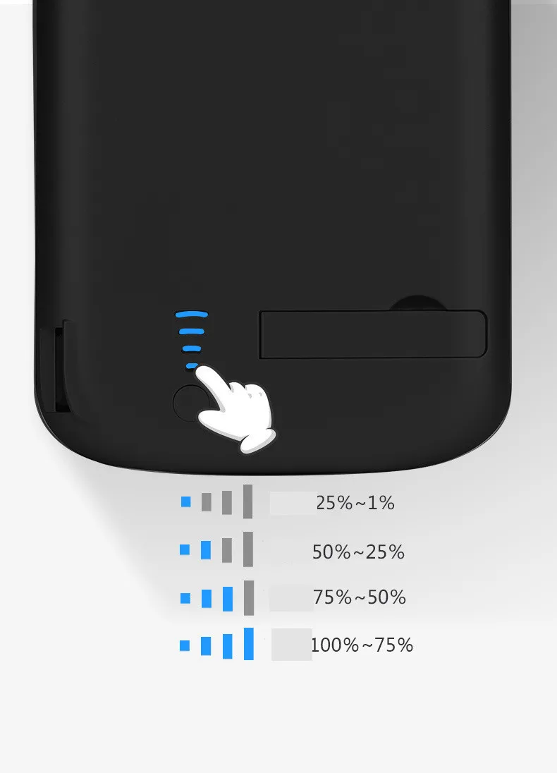 Тонкий ударопрочный чехол для зарядки аккумулятора 6500 мАч для samsung Galaxy S8 S9 Plus Note 8 Внешний перезаряжаемый внешний аккумулятор