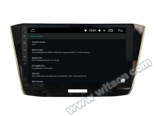Best WITSON Android 8.0 10.2" CAR DVD WITH GPS For PASSAT 2016 CAR RADIO NAVIGATION SYSTEM CAR STEREO CAR AUDIO PLAYER 3