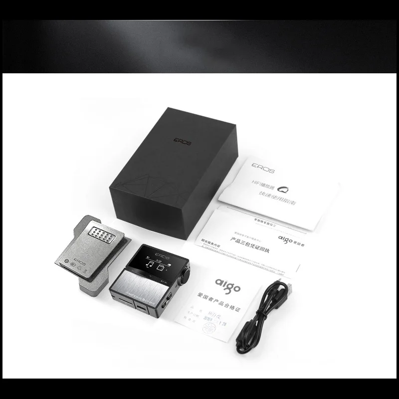 Aigo Эрос десять bluetooth Hi Fi плеер Mp3 Профессиональный USB DSD DAC портативная мини стерео