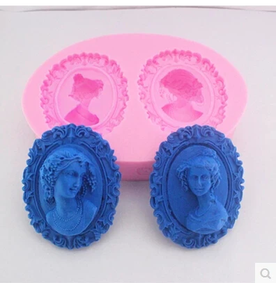 

Female shaped fondant mold chocolate silicone mold fondant Cake decoration mold (si269)