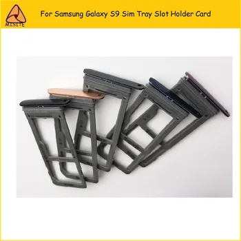 

10PCS/LOT Original New Sim Card Slot Tray Replacement Parts For Samsung Galaxy S9 Sim Card Slot Holder Sim Card Adapter