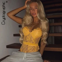 Cryptographic Hollow Out Sexy V-Neck Lace Bodysuit Sleeveless One Piece Body Feminino Romantic Sheer Teddy Fashion Neon Bodysuit цена Cryptographic Hollow Out Sexy V-Neck Lace Bodysuit Sleeveless One Piece Body Feminino Romantic Sheer Teddy Fashion Neon Bodysuit цены онлайн
