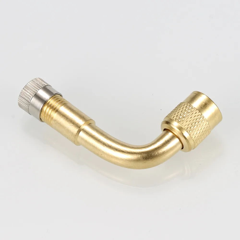 Air Tyre Extension Valve Liplasting 90 Degree Brass Air Tyre Valve