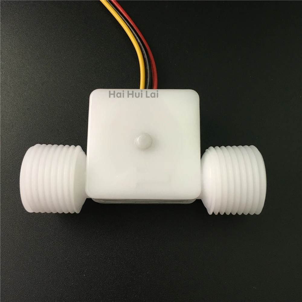 0.1~1.5L/min G1/2 Plastic POM Food grade Water Hall flow sensor meter for beer coffee machine