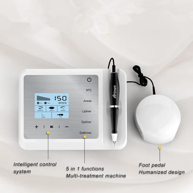 Лидер продаж Новые Перманентный тату машинка для макияжа Artmex V9 бровей губ Вращающаяся ручка МТС пму Системы с V9 игла для тату-машинок