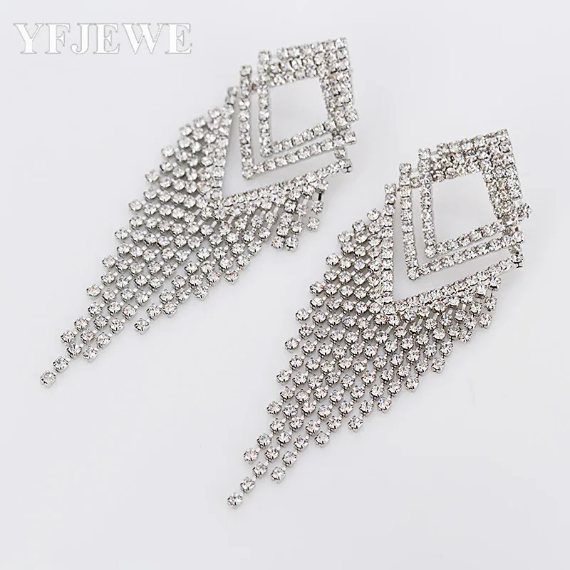 

YFJEWE dangle earrings for women jewelry Fashion jewelry luxurious Semi precious Stone Water drop wholesale