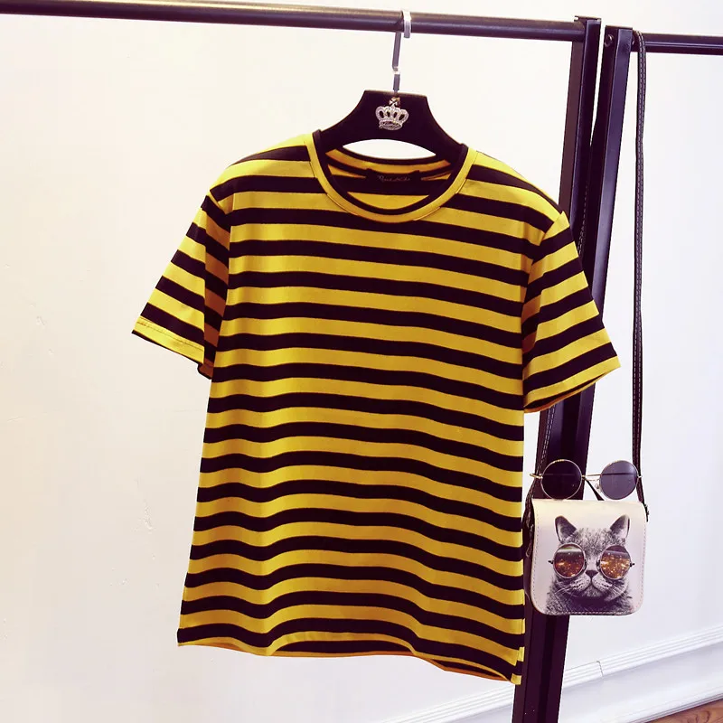 Compra Camisa de rayas negras amarillas online al por