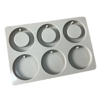 

DIY Aromatherapy Wax Silicone Mold Circular Ring Mold Flower Ornaments Wax Mold Soap Candle Mold DIY Clay Crafts