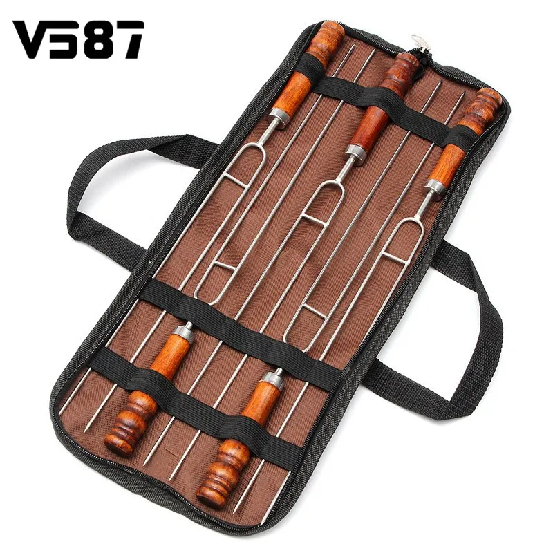 Buy Barbecue Tool 5pcs/Set Roasting Forks with Bag