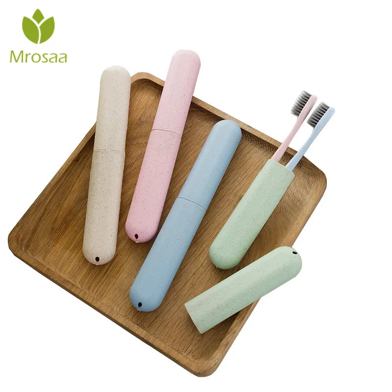 Mrosaa 20x3cm Travel Toothbrush Holder Case Portable Toothbrushes Cover