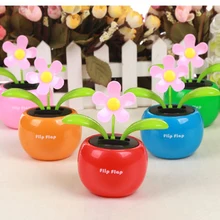 1 шт. качество солнечное яблоко Подсолнух Авто Солнечная автоматическая качели орнамент украшение автомобиля Яблоко цветок аксессуары для салона автомобиля