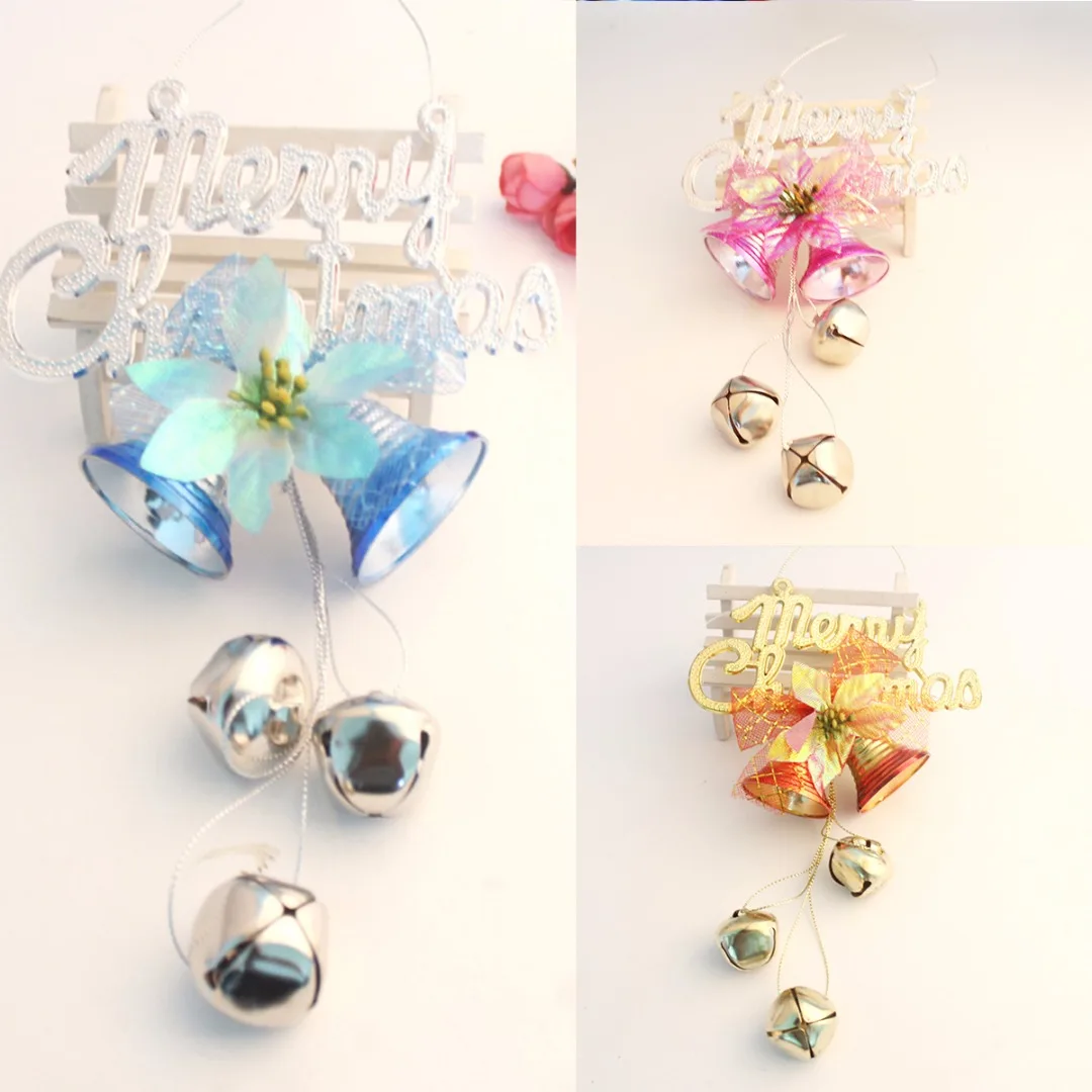 Merry Christmas Door Tree Hanging Small Bell Decoration Home Party Ornaments New