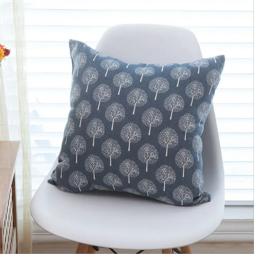 

New Modern Design Cushion Cover Without Core Linen Solid Fabric Decorative Pillowcase For Home Decoration Accept Drop Shipping