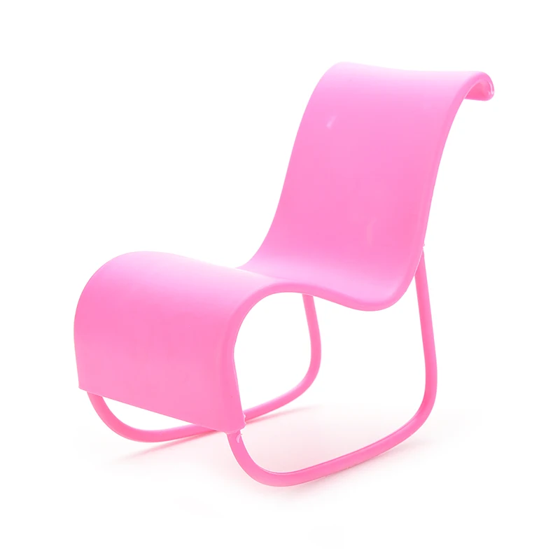 1pc Furniture Rocking Beach Chair Lounge For Doll Princess Dreamhouse Accessories Kids Gifts Rocking Chair Furniture Toys 1pc Furniture Rocking Beach Chair Lounge For Doll Princess Dreamhouse Accessories Kids Gifts Rocking Chair Furniture Toys