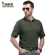 Новые тактические камуфляжные Для мужчин армейская рубашка поло, быстрое нападение coolmax Короткие Для мужчин 'топы и тройники, airsoft Пейнтбол поло