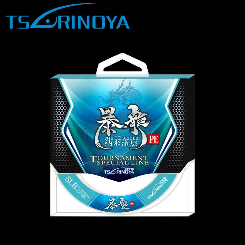 Tsurinoya 150 М 12 Пряди Белый ЧП Плетеная Леска Рыболовные Снасти Приманка 47.52LB-119.46LB |