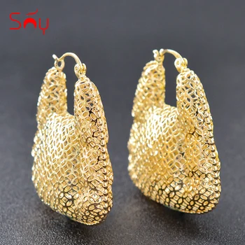 

Sunny Jewelry Big Hoop Earrings For Women Ethnic Jewelry Fashion Earrings For Party Wedding Gift Hot Selling Jewelry Findings