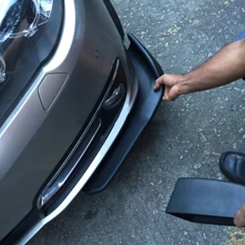 

2PCS Auto Car Front Shovels Auto Vehicle Bumper Spoiler Front Shovel Decorative Scratch Resistant Wing Universal