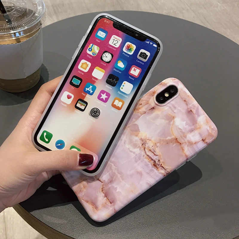 Kerzzil винтажный мраморный чехол для iPhone 11 Pro X XR XS Max 7 8 Plus, Мягкий ТПУ силиконовый чехол s для iPhone 8 7 6 6S Plus