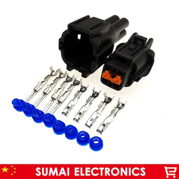 

Black 4Pin 2.2mm male female car water spray motor plug,4P oxygen sensor plug connector for Nissan,New Teana