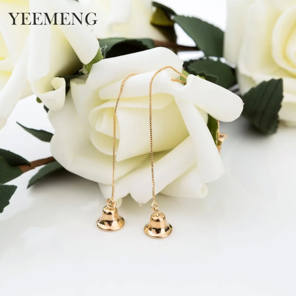 Серьги-подвески YEEMENG золотого цвета для женщин Подвесные серьги треугольные