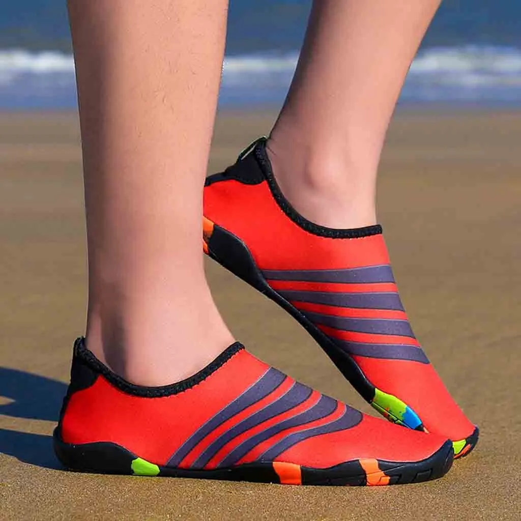 

Perimedes Couple Beach Shoes Swimming Water slip on unisex Shoes Barefoot Quick Dry Aqua Outdoors Upstream Beach man Shoes#g40