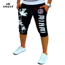 Мускулатуры Для Мужчин's Рубашки домашние кокосовой пальмы и флаг США и с принтом букв Фитнес Бодибилдинг Шорты для женщин хлопок высокое качество, YK дядя