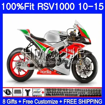 

Injection For Aprilia Silvery green RSV4 RSV1000 10 11 12 13 14 15 124HM.6 RSV 1000 R RSV1000R 2010 2011 2012 2013 2015 Fairings