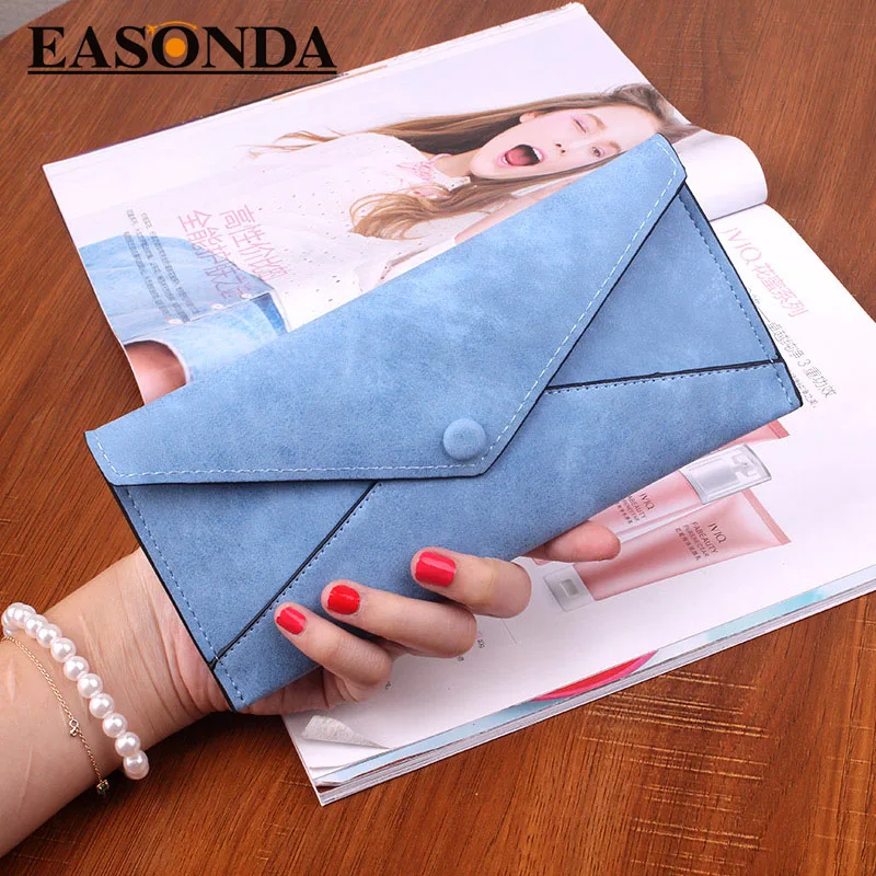 

Wallet Women Purses Clutch Long Envelope Leather Wallet Female Thin Purse Coin Pocket Fashion Dollar Price Womens Purse Cartera