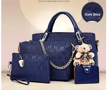 

Famous Brand Women Bags Fashion Women Messenger Bags And Handbag Sets PU Leather Composite Designer Handbags Hot Sale