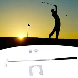 Клюшка для гольфа алюминиевая тренировочная двухсторонняя головка для левой и правой руки