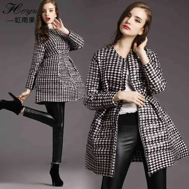 Best price at $135 Cheap 2015 New Hot Woman Down jacket Coat Parkas Outerwear Thicken Warm Luxury Neck Slim Mid Long Plus Size