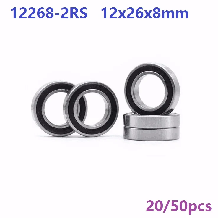 20 шт/50 шт ABEC 5 MR12268 12268 2RS 600/12 12x26x8 мм глубокий шаровой подшипник для велосипеда