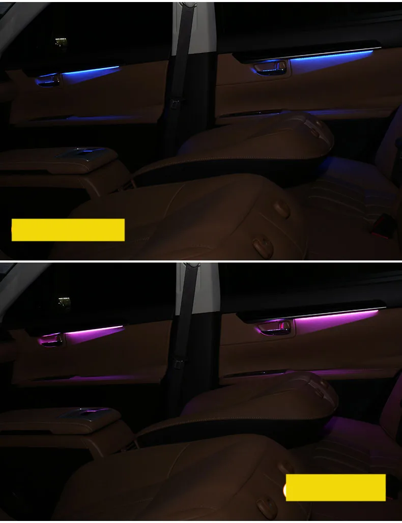 Lsrtw2017 светодиодный интерьер автомобиля атмосфера светильник для lexus es200 es250 es260 es300h 2012- 2013