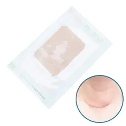 Силиконовая гелевая пластина для удаления кожных рубцов, для лечения ран, для удаления чезаревых келоидных шрамов, 5 см x 3,5 см x 2 мм