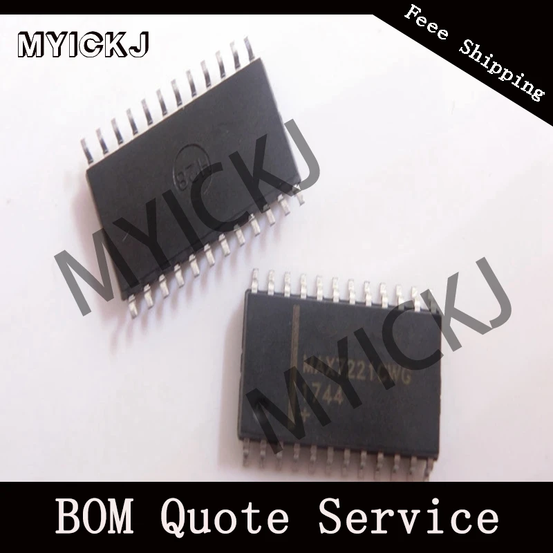 5 шт. MAX7221CWG драйвер светодиодный объем 8DGT 24-SOIC IC чип | Лампы и освещение