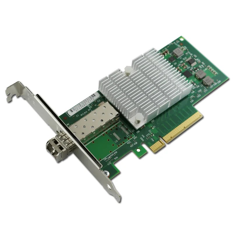 10 Gigabit Fiber Server Card Multi Mode 850nm LC Optical