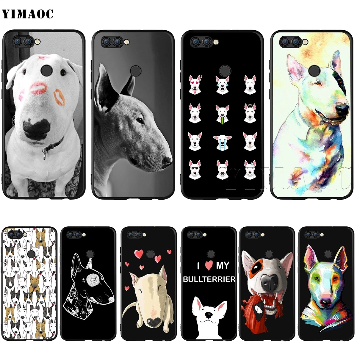 coque p8 lite 2017 huawei bullterrier