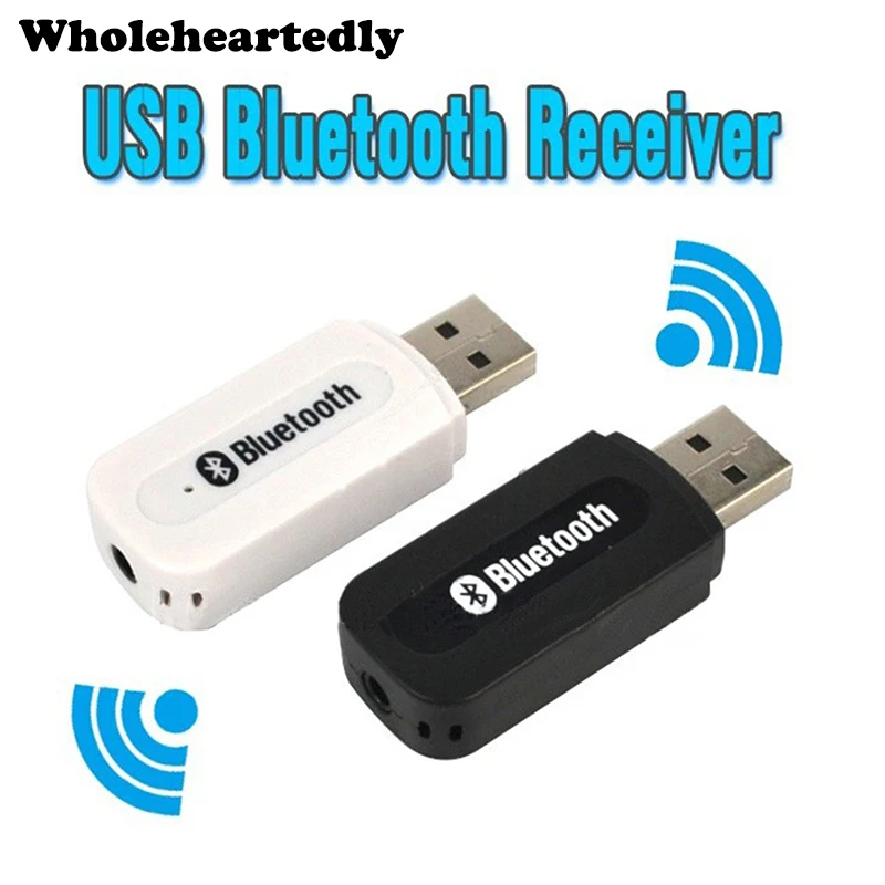 USB Bluetooth A2DP Dongle адаптер Bluetooth Music Receiver Аудио Беспроводной стерео 3,5 мм разъем для автомобиля Aux Android/IOS мобильный телефон