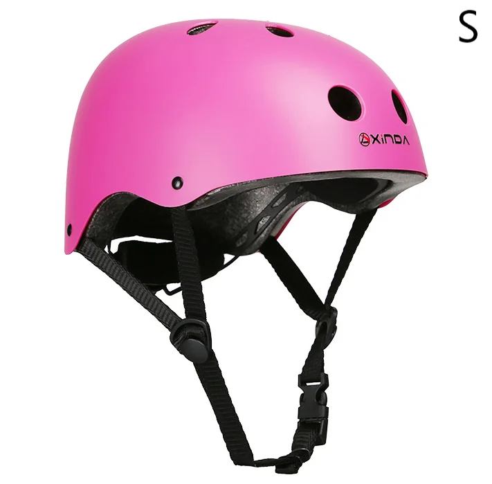 Открытый регулируемый альпинистский шлем Рок альпинизм, спуск спасательного развития шлем Дрифтинг шлем оборудование - Цвет: pink S